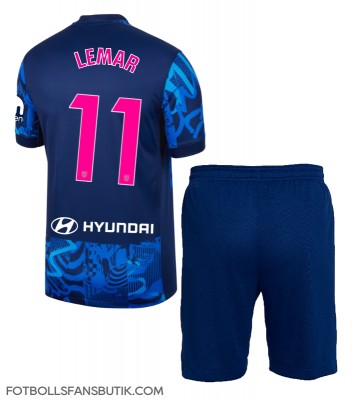 Atletico Madrid Thomas Lemar #11 Replika Tredje Tröja Barn 2024-25 Kortärmad (+ Korta byxor)